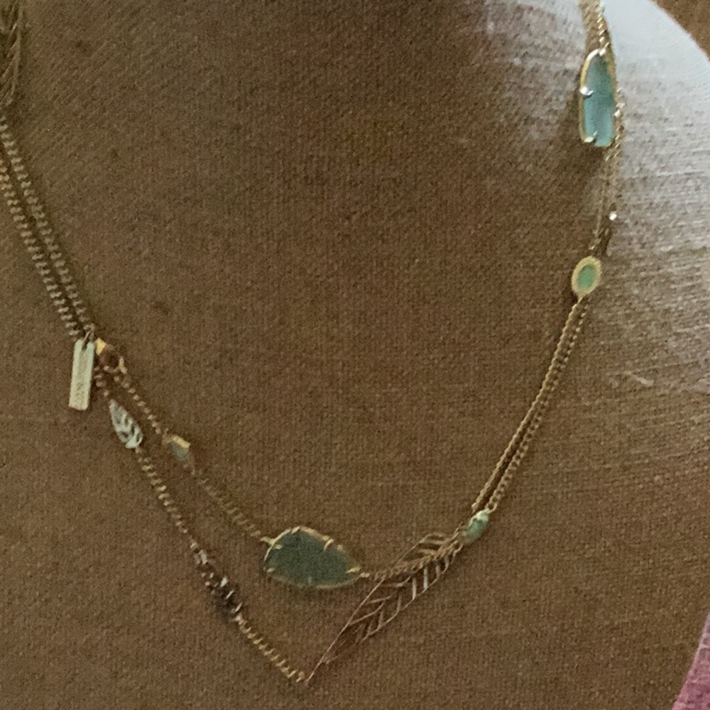 Kendra Scott Turquoise Multi-Layer Vintage Necklace